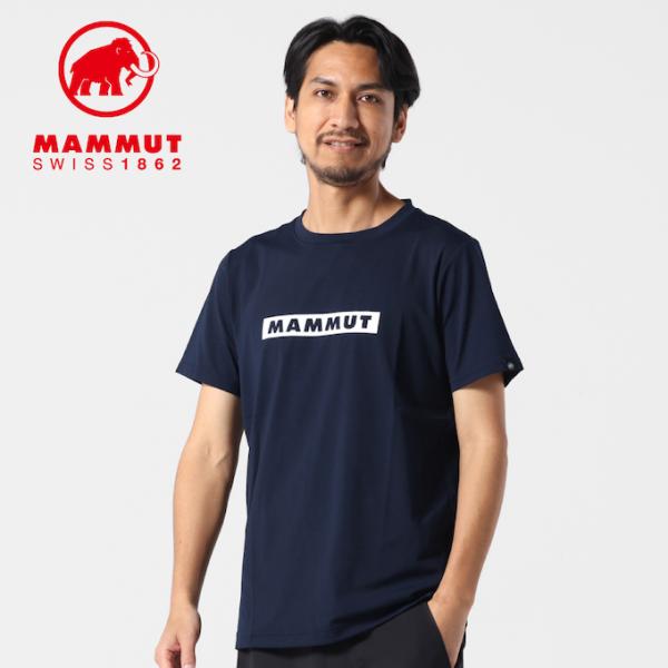 MAMMUT（マムート） Tシャツ 半袖 QD ロゴ プリント アジアンフィット