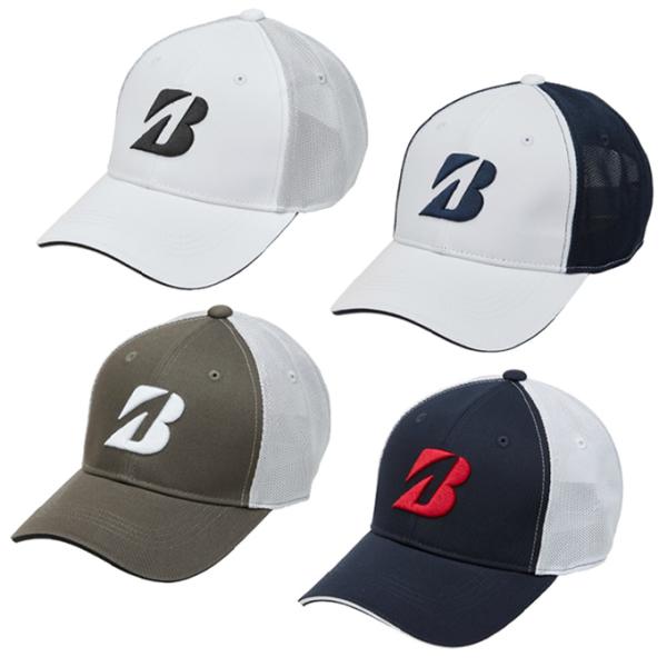 ハーフメッシュ素材のプロモデルキャップ。通気性もあり涼しく着用可能。■カラー：GE（グレー）、TR（トリコロール）、WK（白/黒）、WN（白/紺）■サイズ：F/フリーサイズ（約56〜59cm）■素材：正面・庇/綿100%、後部・正面裏/ポリ...