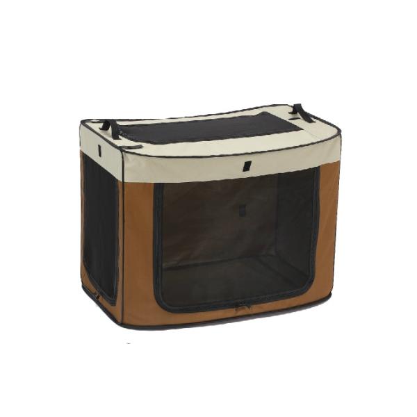 くるんとねじればパッと広がるケージ！どこでも一緒、ワンtoドライブ！帰省や旅行のお出かけ時に、キャンプなどのアウトドアに■カラー：ブラウン■サイズ：W695×D480×H515mm※製品によって仕上りサイズに多少の誤差がありますのでご了承下...