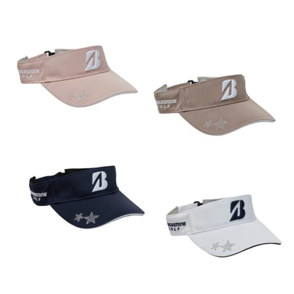 右つばに★型ストーンがアクセントになったレディスプロモデルバイザー。シンプルなデザインで落ち着いたカラーなのでどんなウエアとも合わせやすいのも魅力です。■カラー：PK ( ピンク ) 、BE ( ベージュ ) 、NA ( 紺 ) 、WN (...