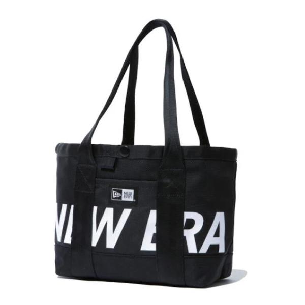 ニューエラ NEW ERA カートバッグ メンズ レディース トートバッグ ミニ 6L プリントロゴ ブラック × ホワイト 14521300