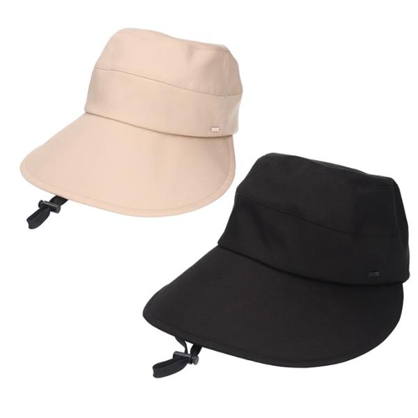 1級遮光のフリーハット。後ろのリボンで好きなサイズに調節可能。ツバ裏が白く、レフ板効果があるので帽子をかぶったままの写真撮影でもお顔写り明るく映えます。1級遮光、洗濯機洗い可能、あご紐付きです。■カラー：93BE、01BK■サイズ：58cm...