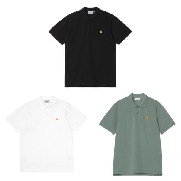 カーハート(Carhartt WIP) ポロシャツ 半袖 メンズ ショートスリーブ