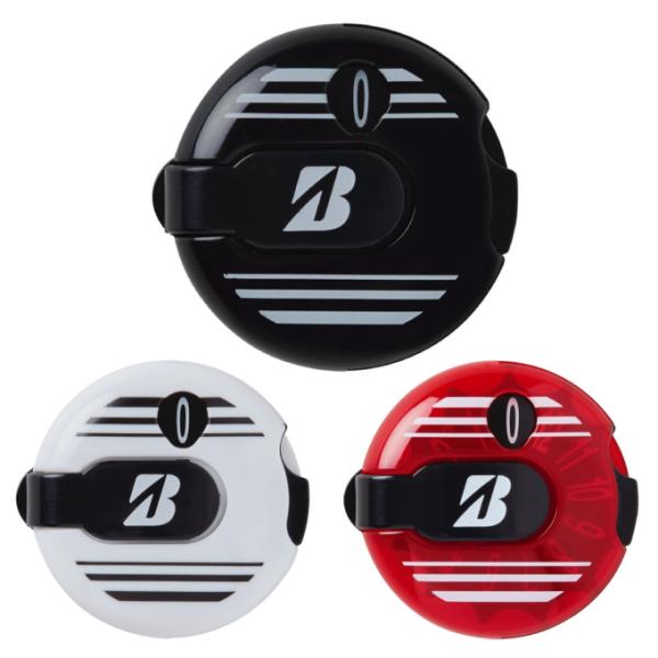 0〜12までカウント可能なスコアカウンター。中央部のBマーク部分を押すと、カウントがリセットされゼロ（0）になります。ゴルフを始めたばかりの方、プレーに夢中で数え間違いをしてしまう方等におすすめのアイテムです。■カラー：BK ( 黒 )、W...