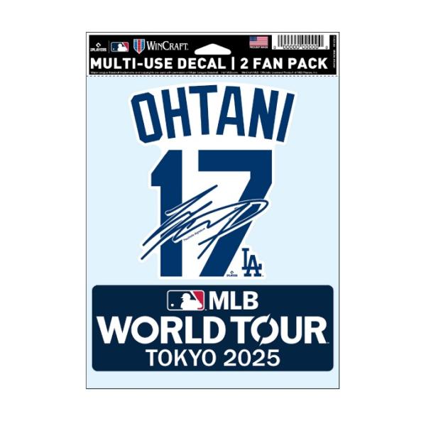 メジャーリーグ ベースボールが海外へ進出。2025 MLB ワールド ツアー 東京シリーズに参加し、2025 年シーズンを開幕。ビッグ シリーズを盛り上げるのに最適商品。■カラー：MUL■サイズ：FREE(約 W13cm × H18cm)■...