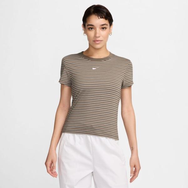 NIKE（ナイキ） Tシャツ 半袖 レディース L NSW CHLL ボーダー半袖T