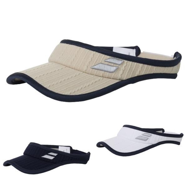 「PURE」アパレルとトータルコーディネートを提案するサンバイザー。■カラー：137BG、101WH、187NV■サイズ：F■素材：ポリエステル ニット ( EMBOSS ）■特長：・吸水速乾・UV・エンボス・防汚■原産国：ベトナム検索ワー...