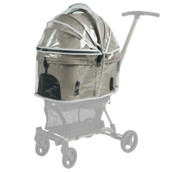 WIZ X専用レインカバー。寒い日の防寒用としてもオススメです。■素材：PVC（ポリ塩化ビニル）■対応機種：エアバギー ウィズ エックス※旧モデルのウィズにはお取り付けできません。検索ワード：ペット 犬 猫 キャリーバッグ カート キャリー...