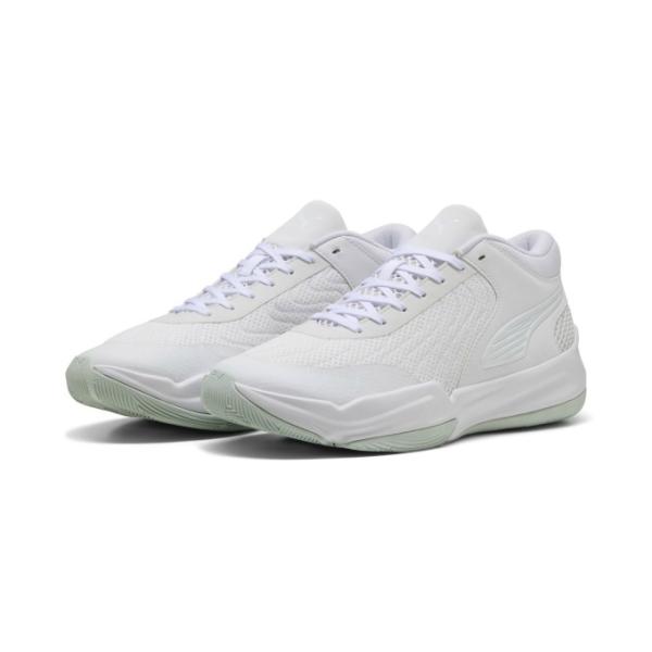 ■カラー：04PUMA WHP■サイズ：23.5〜27.5cm■素材：合成繊維+人工皮革+合成樹脂(ポリウレタン)■原産国：ベトナム検索ワード：バッシュ バスケットボールシューズ バスケシューズ バスケットボール バスケット バスケ シューズ 靴