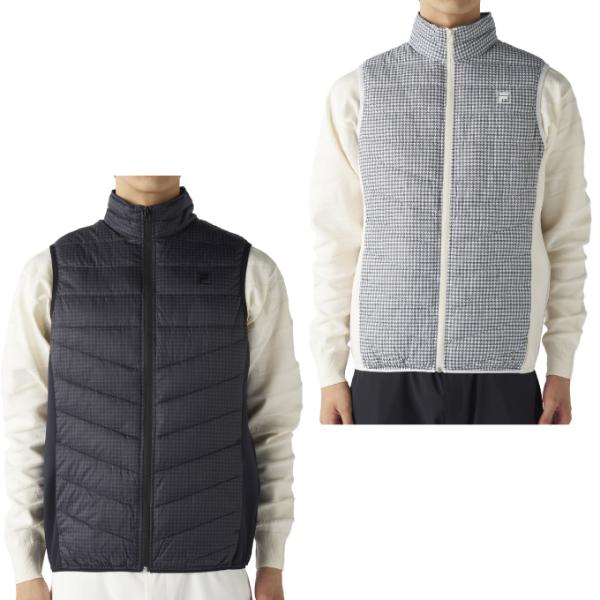 FILA（フィラ） ゴルフウェア アウターベスト メンズ 極薄ハイブリッド