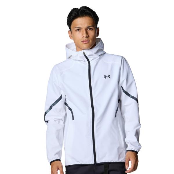 アンダーアーマー ウインドブレーカー ジャケット メンズ UA BRUSHED WOVEN REFLECT JACKET 6007741-100 UNDER ARMOUR himaraya_0000001273750