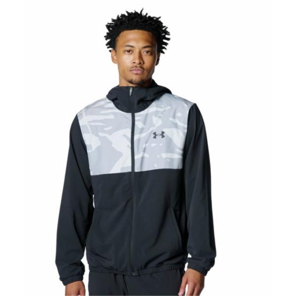 アンダーアーマー 野球 ウインドブレーカージャケット メンズ UA WOVEN FULL-ZIP HOODED JACKET 6007975-035 UNDER ARMOUR UNDER ARMOUR（アンダーアーマー） 野球 ウインドブレーカージャケット