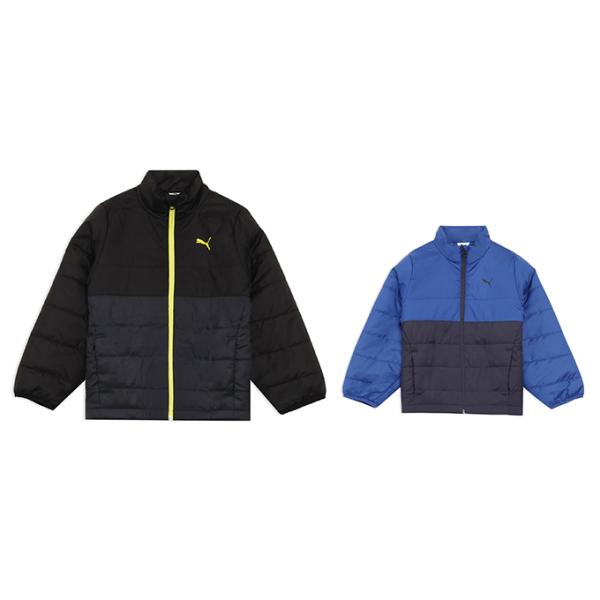 検索ワード：キッズ アウター 上着  スポーツアウター 中綿ジャケット Junior ジュニア じゅにあ 子供 JR スポーツアパレル スポーツウェア トップス 防寒 保温 普段着 軽量 通学 こども 黒 ブラック くろ 青 ブルー あお ...