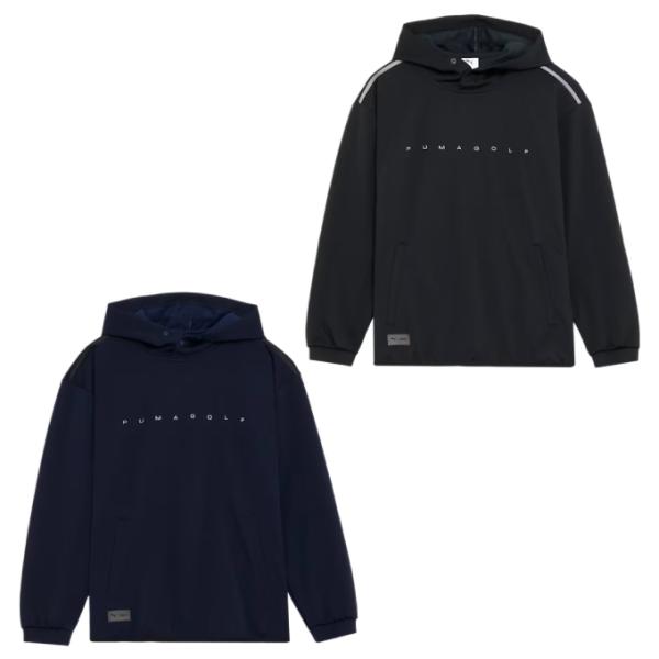 新品　未使用　PUMA 　プーマ　ゴルフ　パワーウォーム　ダブルニット PUMA（プーマ） ゴルフウェア スウェット メンズ ゴルフ PB プル