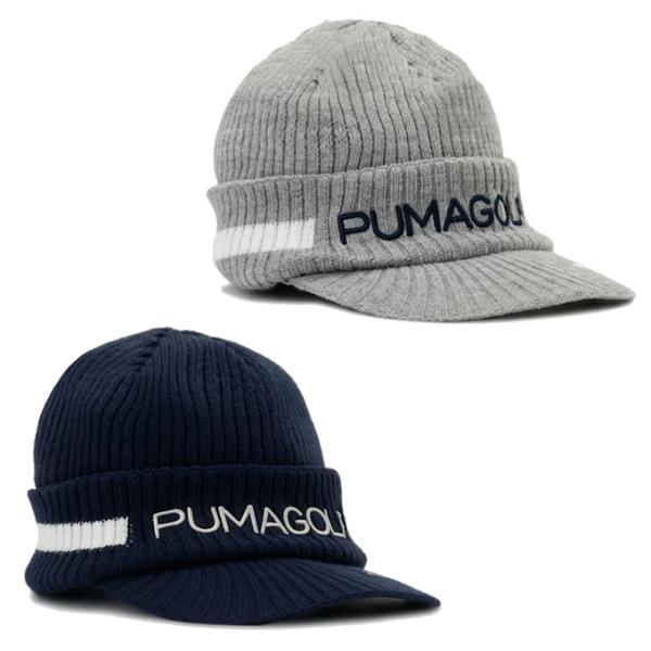シンプルながら存在感のあるデザインに仕上げたゴルフ用ベーシックロゴ ブリム ニットキャップ。フロントに「PUMAGOLF」のロゴ刺繍を施し、庇部分には「CAT」の刺繍をあしらい、プレー中のスタイルにさりげないアクセントをプラスします。頭裏に...