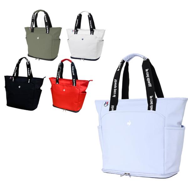 シューズ収納部をコンパクトに仕上げたマットPU素材のトートバッグ。ハンドルテープにはブランドロゴでデザイン感を演出。下部のシューズ収納部分は目立ちにくいファスナー仕様が特徴。大きく開閉し、シューズの出し入れが容易。■カラー：WH00、KH0...