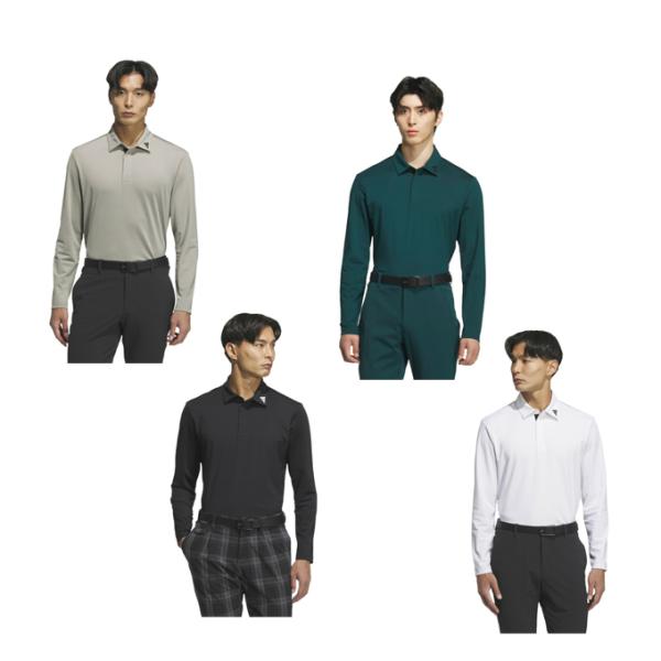 adidas（アディダス） ゴルフウェア ポロシャツ 長袖 メンズ