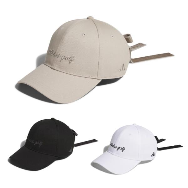 リボンタイがアクセントになる、コットン素材のゴルフキャップ。お気に入りのゴルフスタイルに、フェミニンなアクセントを。付属のリボンを後ろに付ければ、ベーシックなボールキャップがぐっと華やかに。■カラー：ワンダータープ ( JX7036 won...