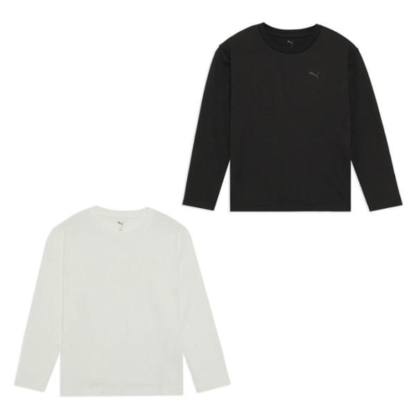 PUMA（プーマ） PUMA Tシャツ 長袖 レディース ESSMXCワンポRX L/S機能