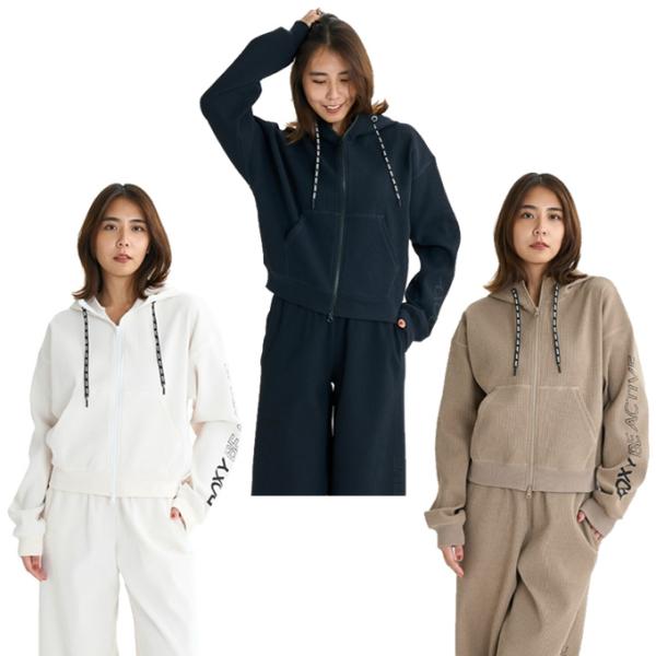 プチブライスサイズ♥リバーシブルスエット風1100円→500円 ROXY（ロキシー） スウェットパーカー レディース F BE ACTV ワッフル