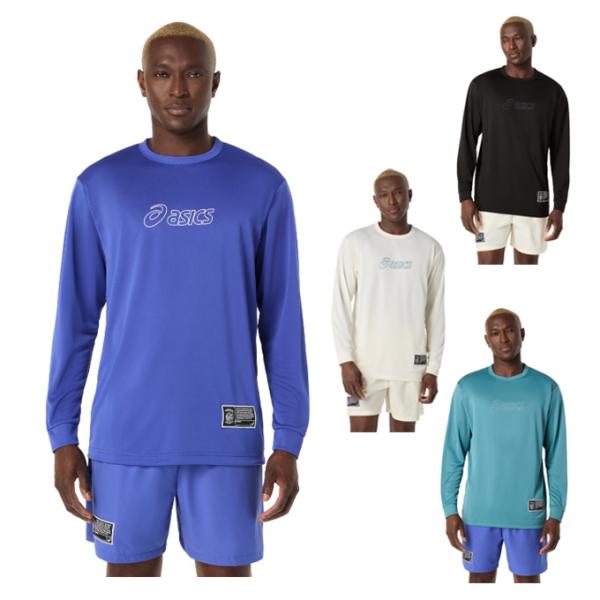 前面にASICSロゴ、背面にMIDTOWN KRAKENSのマークが印刷された長袖シャツ。オリジナルのピスネームを左裾部分に縫い付け。■カラー：401DKCBLT001BK201IVORY400ATBL■サイズ：M、L、XL■素材：ポリエス...