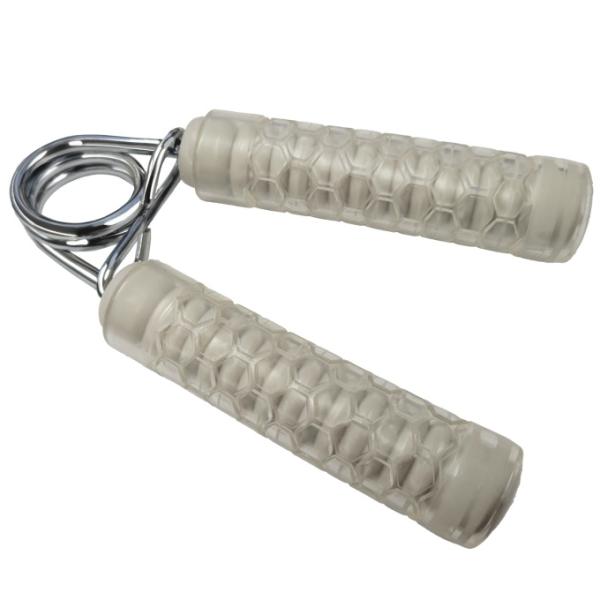 握力の強化やリハビリテーションに効果的なハンドグリップ■カラー：ウォームグレー■サイズ：横幅/9cm、高さ/13.5cm、奥行/2.5cm※製品によって仕上りサイズに多少の誤差がありますのでご了承下さい。■重量：約100g■素材：ポリプロピ...