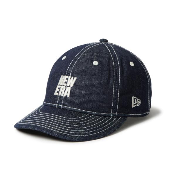 廃番【ニューエラ】インディゴ デニム ブランド ロゴ キャップ ゴルフ紺ネイビー ニューエラ キャップ NEW ERA 59FIFTY Denim ニューヨーク