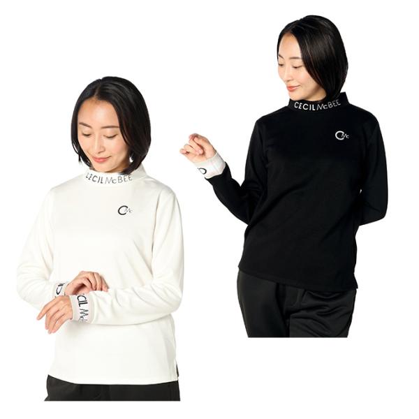 【送料無料】ハイネックシャツ レディース CECIL McBEE green セシルマクビー グリーン 2025 秋冬 新作 ゴルフウェア cgf2402te セシルマクビー グリーン(CECIL McBEE green) ゴルフウェア 長袖シャツ