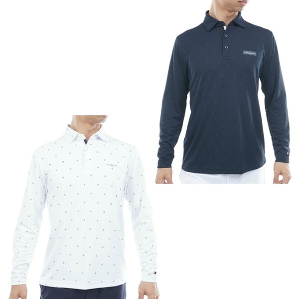 トミーヒルフィガー XXL 刺繍ロゴ ストレッチ ポロシャツ 白 ゴルフに