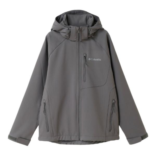 秋冬のトレッキングをサポートするソフトシェルジャケット■カラー：City Grey■サイズ(実寸/cm)：S ( 着丈/67.5、胸囲/106.5、ゆき丈/84.5 )M ( 着丈/70、胸囲/112、ゆき丈/86.5 )L ( 着丈/72...