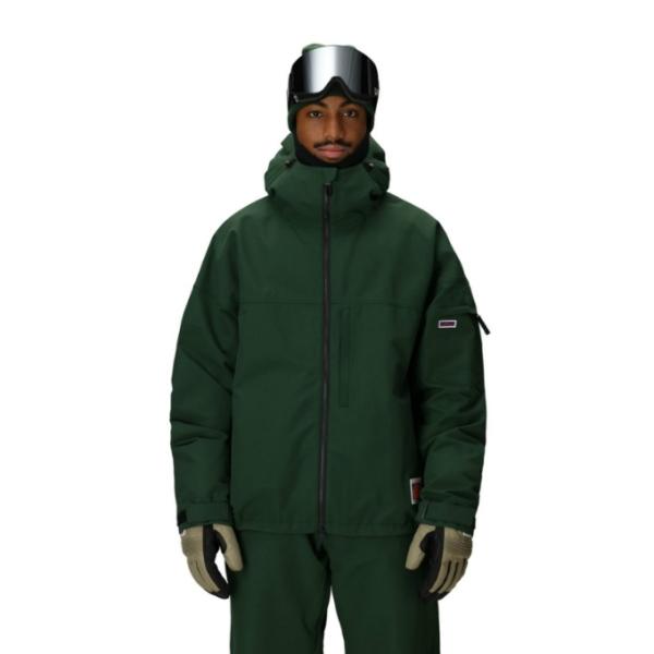 686 シックスエイトシックス M5WN157 DOJO SHELL JACKET MOSS GREEN RIPSTOP スノーボードウェア 686ウェア 25-26モデル 686（シックスエイトシックス） スノーボードウェア ジャケット メンズ