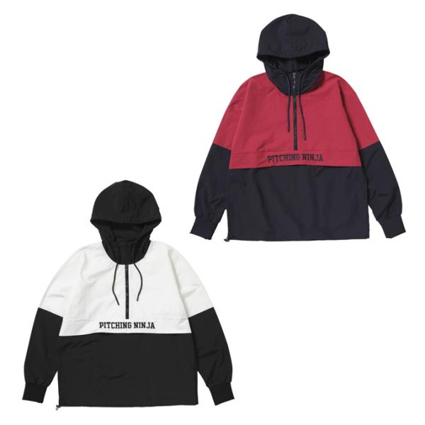 PITCHING NINJA(PITCHING NINJA )野球ウェア アノラックジャケット OT2325FW0002-NV… ピッチングニンジャ PITCHING NINJA 野球 ジャージジャケット メンズ