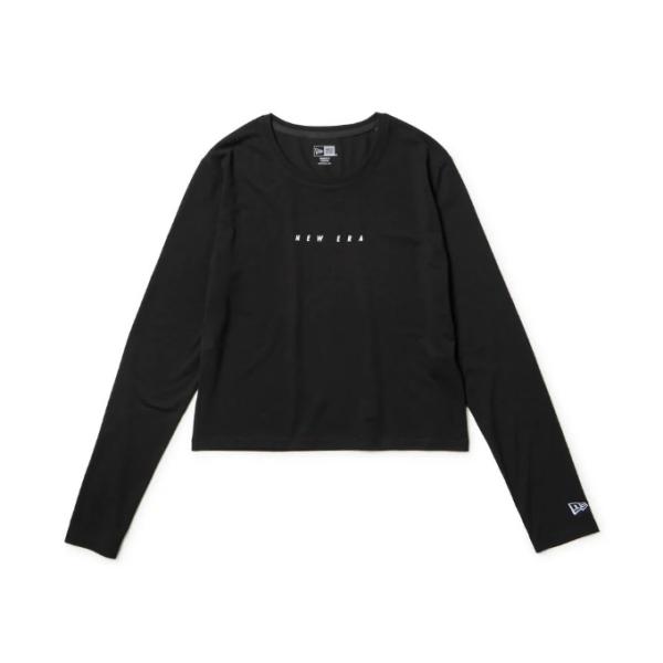 ニューエラ NEW ERA Tシャツ 長袖 レディース ショートレングス Tシャツ ブラック 14721910 国内正規品