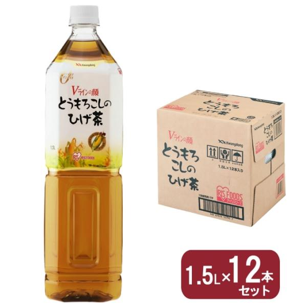 他サイト： アイリスオーヤマ(IRIS OHYAMA) 飲料 ケース トウモロコシノヒゲ茶 1.5L×12本 524068 【メーカー直送】【ご自宅配送限定】‥の商品画像