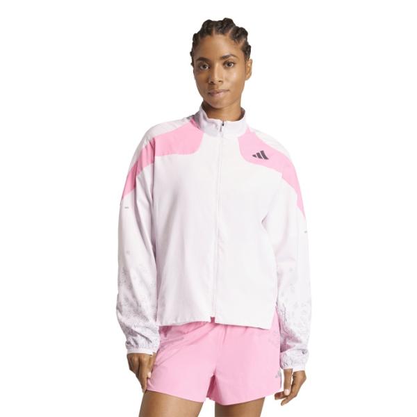 シルバー フード付き ウィンドブレーカーレディース adidas（アディダス） ウインドブレーカー ジャケット レディース