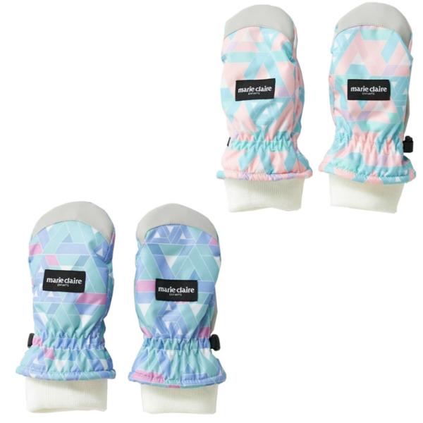 オリジナルの幾何学柄がかわいいスノーミトン。雪遊びにぴったり！安心の耐水圧で雪や水がしみにくい仕様です。■カラー：MNT、PK■サイズ：KS/3〜4歳(全長/19.5、幅/8)KM/4〜5歳(全長/20.5、幅/8.5)KL/5歳〜6歳(全...