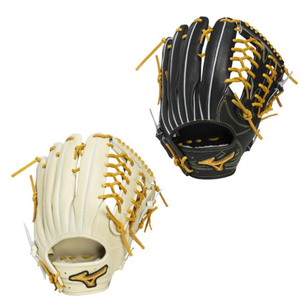 Mizuno Major Quartz イエローグローブ MIZUNO（ミズノ） 野球 硬式グローブ 外野手用 メンズ レディース 硬式