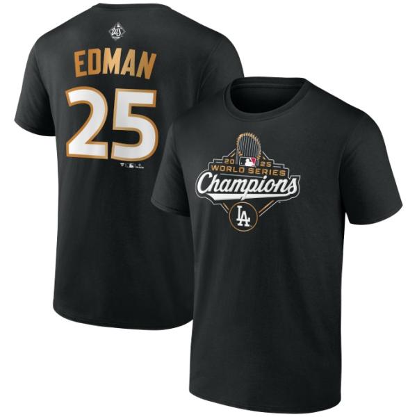 エムエルビー(MLB) 野球ウェア 半袖Tシャツ エドマン WS優勝 N&amp;N T ML01-25AS-0214