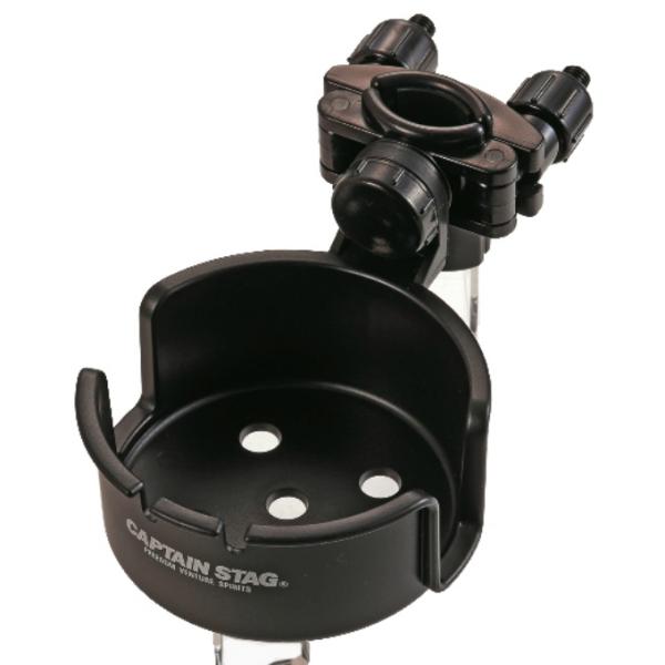 他サイト： キャプテンスタッグ CAPTAIN STAG カップホルダー チェア用カップホルダー UC-1695の商品画像
