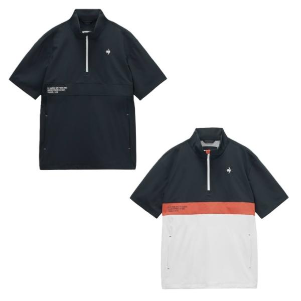 ルコックスポルティフゴルフ★ストレッチ★ハーフジップシャツ【メンズ サイズL】 ルコックスポルティフ ゴルフ le coq sportif golf スポーティハーフ