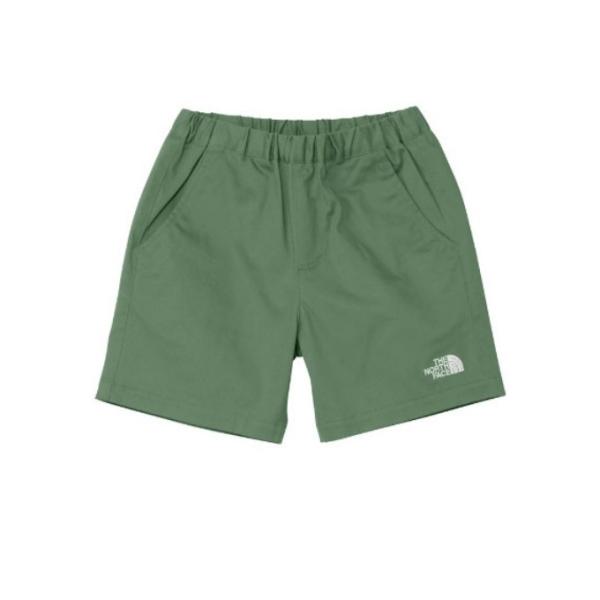 ザ・ノース・フェイス(THE NORTH FACE) ショートパンツ ジュニア トドラーコットンイージーショート NBT42644-DG ノースフェイス【国内正規品】