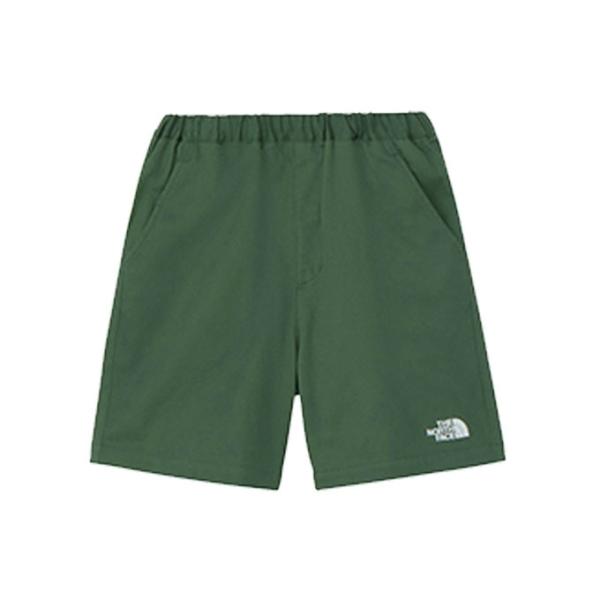 ザ・ノース・フェイス(THE NORTH FACE) ショートパンツ ジュニア コットンイージーショート NBJ42644-DG ノースフェイス【国内正規品】