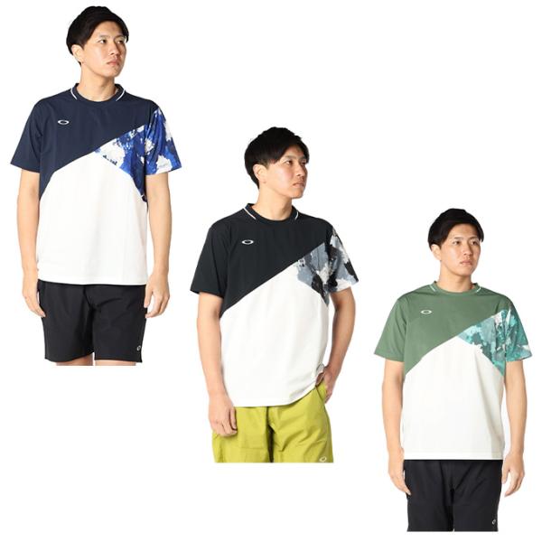 OAKLEY（オークリー） テニスウェア Tシャツ 半袖 メンズ スラント