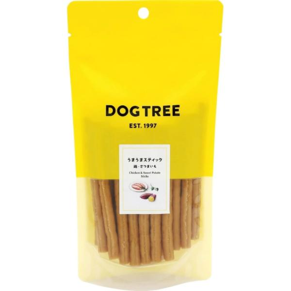 他サイト： ドッグツリー(DOGTREE) 犬用 うまうまスティック鶏・さつまいも M160g DOGTREE-0038 【ご自宅配送限定】‥の商品画像