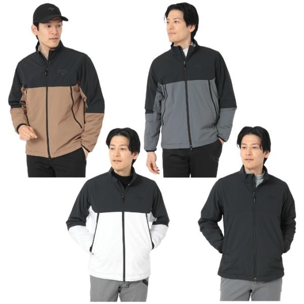 キャロウェイ(Callaway) ゴルフウェア ブルゾン メンズ ストレッチ撥水ナイロンふんわり裏地長袖ブルゾン C26215103 【国内正規品】【2026年秋冬モデル】