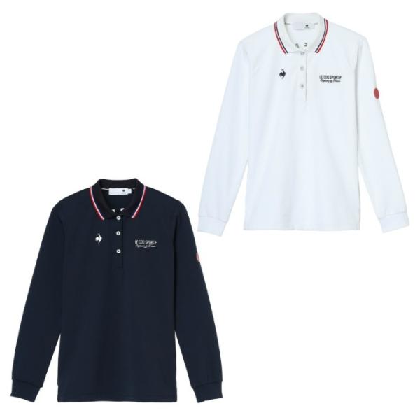 ルコックスポルティフ(le coq sportif) ゴルフウェア ポロシャツ 長袖 レディース 長袖シャツ LG6FLS00L 【2026年秋冬モデル】
