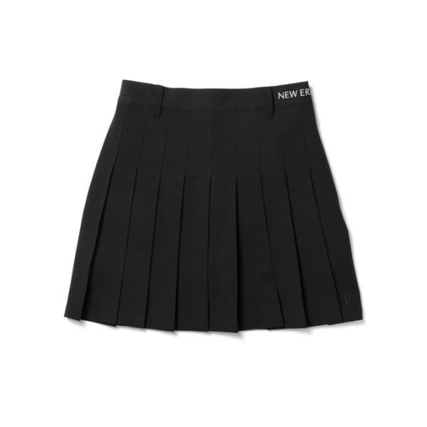 ニューエラ(NEW ERA) ゴルフウェア スカート レディース Women's プリーツスカート ウエストロゴ ブラック 15129397 【国内正規品】【2026年秋冬モデル】