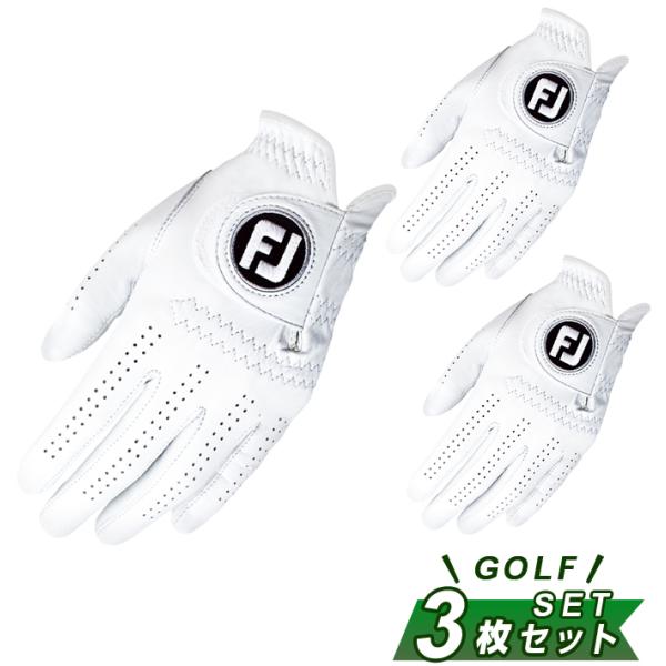 FootJoy（フットジョイ） ゴルフ 左手用グローブ 3枚セット メンズ