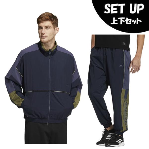 adidas アディダス WORD ウーブンジャケット パンツ 上下セット adidas アディダス ウインドブレーカー メンズ 上下 WORD