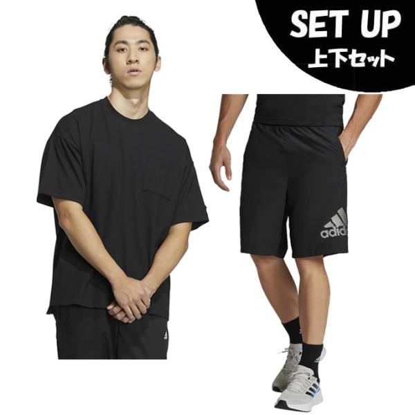 adidas（アディダス） 半袖Tシャツ ハーフパンツ セット メンズ メンズ